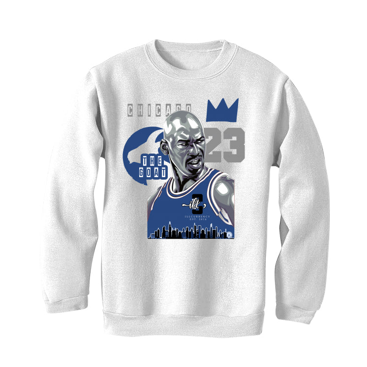 Air Jordan 13 “French Blue” White T-Shirt (The Goat)