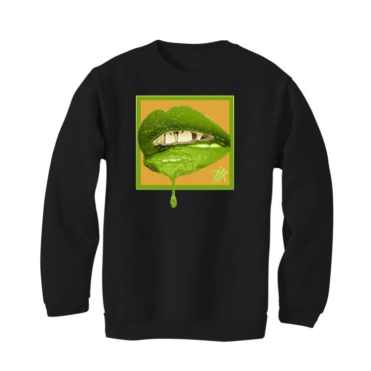 AIR JORDAN 1 HI VOLT GOLD 2021 Black T-Shirt (LIPSTICK) - illCurrency Sneaker Matching Apparel