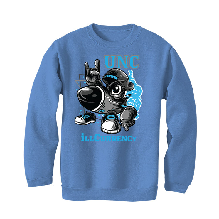 Air Jordan 13 “Black UNC” Carolina Blue T-Shirt (ROCKET MAN)