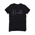A Ma Maniere x Air Jordan 4 SP "Violet Ore" Black T-Shirt (Stay Humble)