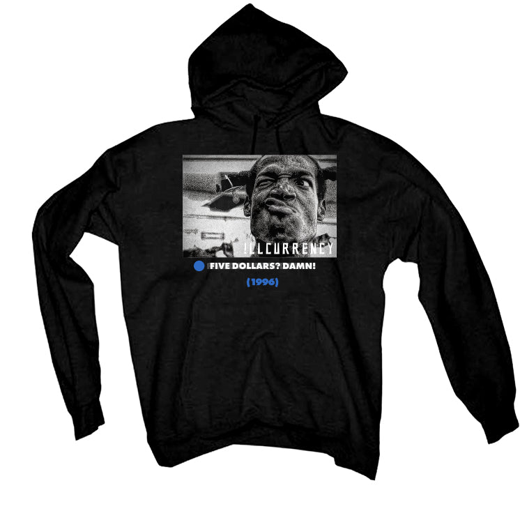 Air Jordan 1 High OG “True Blue” Black T-Shirt (5 DOLLA)