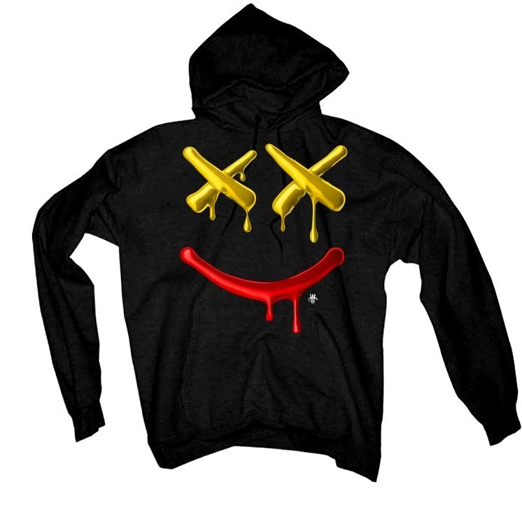 Air Jordan 14 black Ferrari Black T-Shirt (Happy Drip) - illCurrency Sneaker Matching Apparel