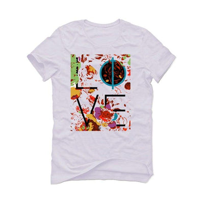 Nike Air More Uptempo "Peace, Love" White T-Shirt (Love)