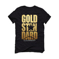Air Jordan 12 “Black Taxi” Black T-Shirt (GOLD STANDARDS)