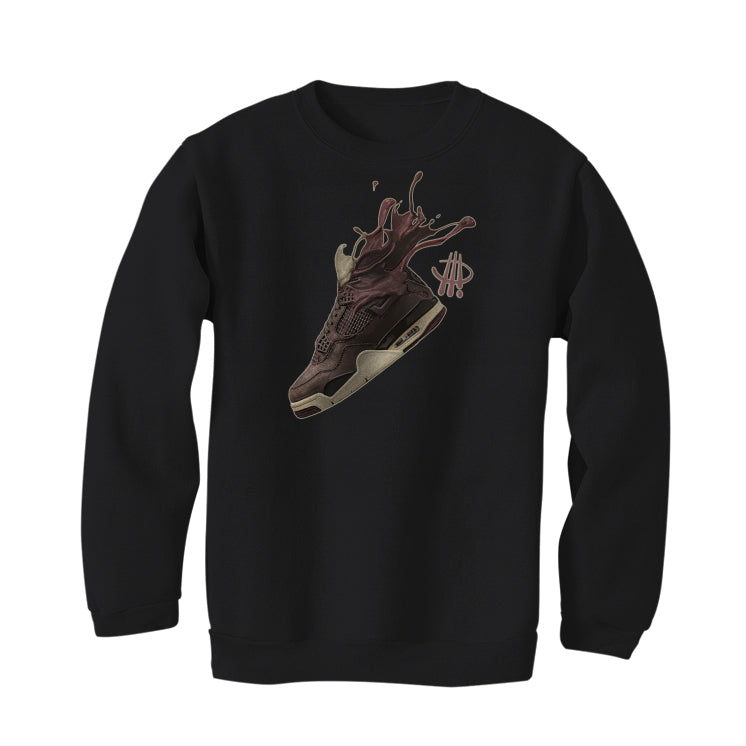 A Ma Maniere x Air Jordan 4 SP "Violet Ore" Black T-Shirt (SPLASH)