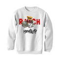 The Air Jordan 6 “Red Oreo” | ILLCURRENCY White T-Shirt (Rich Mentality)