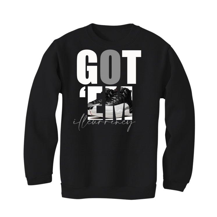 Air Jordan 12 “Playoffs” 2022 Black T-Shirt (Got Em) - illCurrency Sneaker Matching Apparel