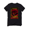 Air Jordan 7 “Citrus” 2022 Retro | illcurrency Black T-Shirt (I DON'T BELIEVE YOUR LIES)