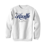 Air Jordan 13 Flint 2020 White T-Shirt (Hustle By any means) - illCurrency Sneaker Matching Apparel