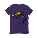 Air Jordan 13 “Court Purple” Purple T-Shirt (lean bear) - illCurrency Sneaker Matching Apparel