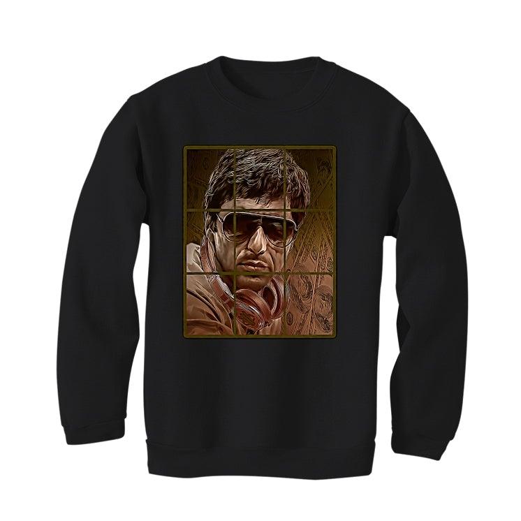 Air Jordan 1 High "Black Mocha" 2020 Black T-Shirt (pacino) - illCurrency Sneaker Matching Apparel