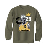 Air Jordan 5 “Jade Horizon” | illCurrency Military Green T-Shirt (The Goat)