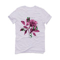 Air Jordan 12 "Floral"  White T-Shirt (Roses)