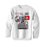 Air Jordan 9 “Fire Red” White T-Shirt (The Goat)