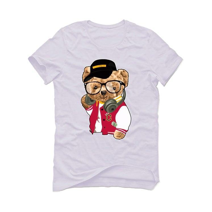 Air Jordan 1 High OG “Light Fusion Red” White T-Shirt (ill C Bear) - illCurrency Sneaker Matching Apparel