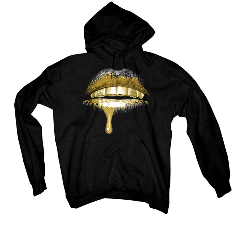 Air Jordan 12 “Black Taxi” Black T-Shirt (Lips)