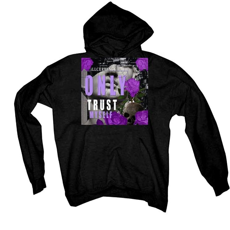 Air Jordan 1 Low SE "Houndstooth" Black T-Shirt (ONLY TRUST MYSELF) - illCurrency Sneaker Matching Apparel