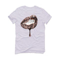 Air Jordan 1 Retro High OG 'Crimson Tint' White T-Shirt (LIPS UNSEALED) - illCurrency Sneaker Matching Apparel