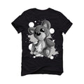 Air Jordan 12 “Playoffs” 2022 Black T-Shirt (Broken Hearts) - illCurrency Sneaker Matching Apparel