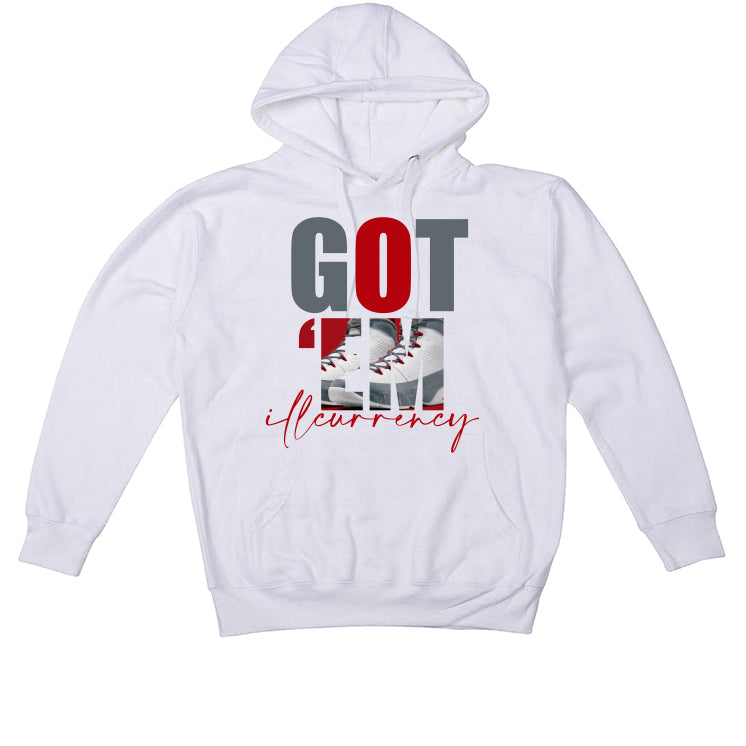 Air Jordan 9 “Fire Red” White T-Shirt (Got Em)