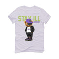 Air Jordan 4 “Canyon Purple” White T-Shirt (Stay ill Bear)