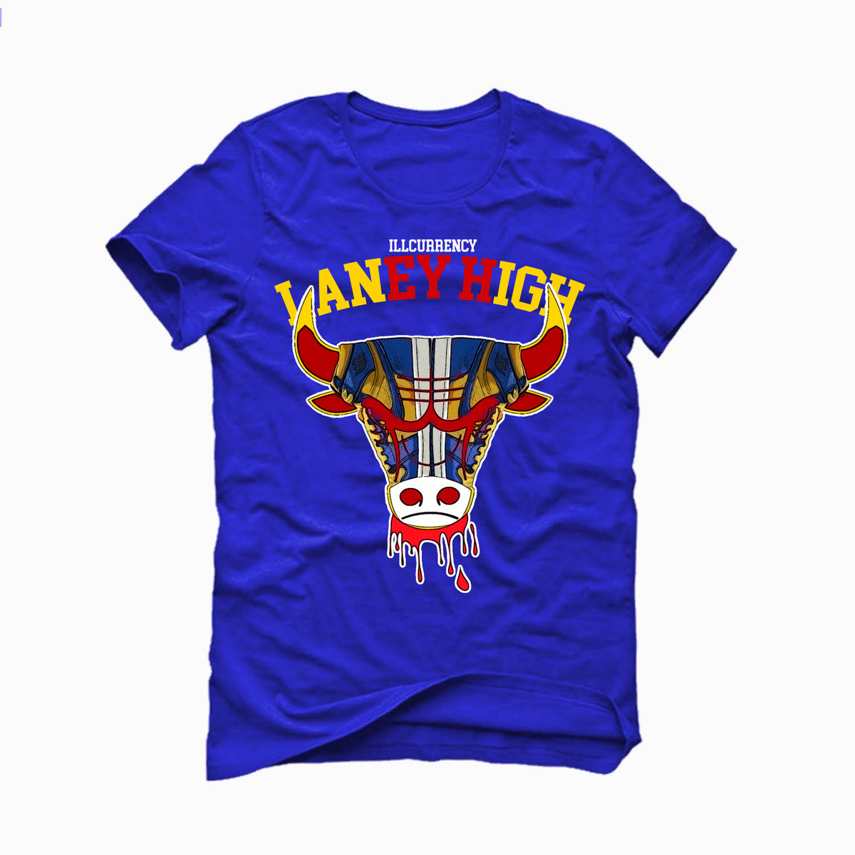 Air Jordan 1 High OG Reverse Laney (WMNS) - Royal Blue T-Shirt (Bulls Laney)
