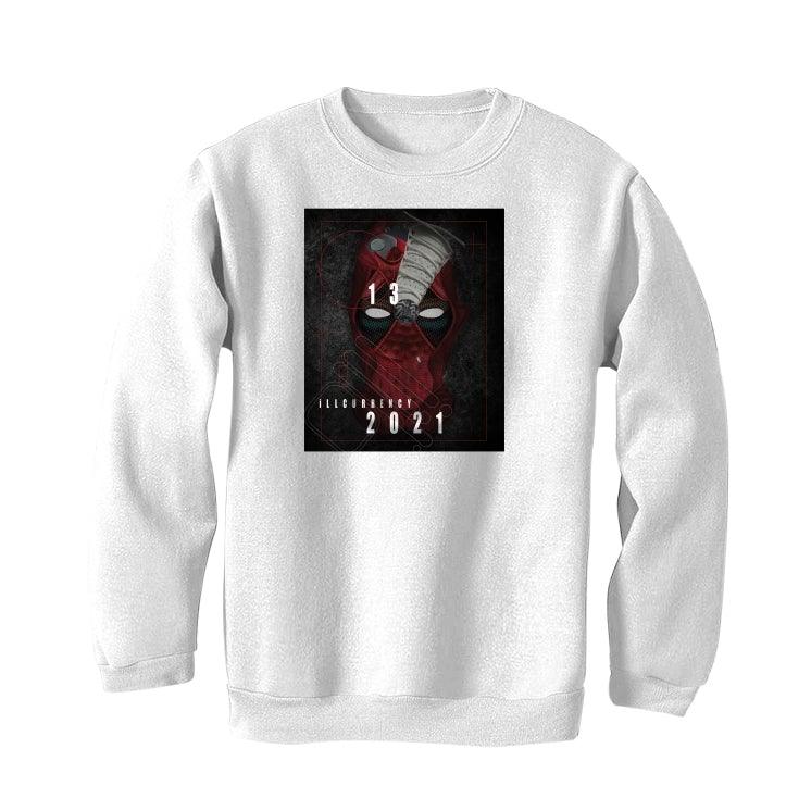 Air Jordan 13 Flint Red 2021 White T-Shirt (DEADPOOL 13) - illCurrency Sneaker Matching Apparel
