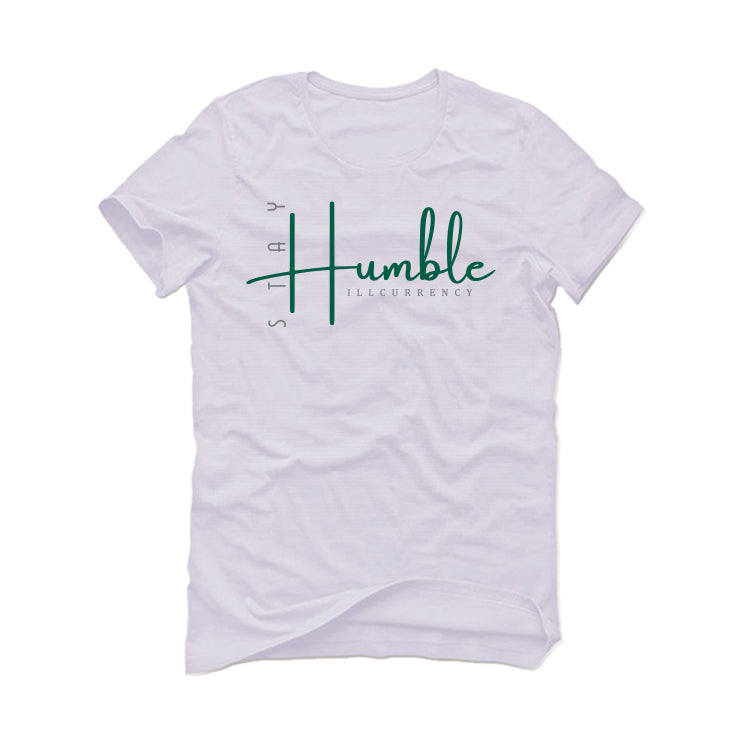 Air Jordan 1 High OG “Gorge Green” White T-Shirt (Stay Humble)
