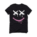 Air Jordan 1 Mid "Berry" Black T-Shirt (Happy Drip)