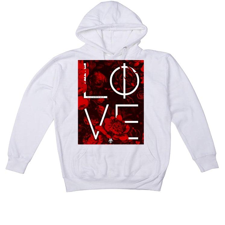 Air Jordan 12 “Twist” 2021 White T-Shirt (Love) - illCurrency Sneaker Matching Apparel