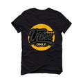 Air Jordan 9 Dark Charcoal University Gold Black T-Shirt (Good Vibes Only) - illCurrency Sneaker Matching Apparel