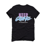 DJ Khaled x Air Jordan 5 “Sail” Black T-Shirt (KEEP GOING)