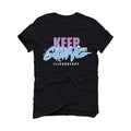 DJ Khaled x Air Jordan 5 “Sail” Black T-Shirt (KEEP GOING)