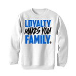 Air Jordan 5 “Racer Blue” White T-Shirt (LOYALTY)