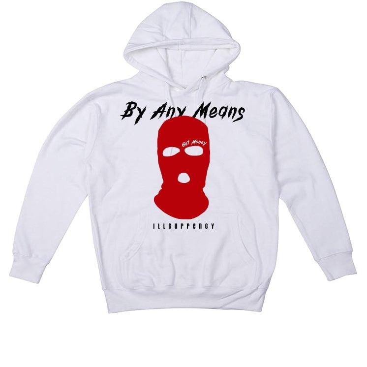 Air Jordan 3 Denim ‘Fire Red’ 2020 White T-Shirt (By any means) - illCurrency Sneaker Matching Apparel
