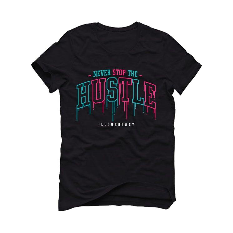 Nike Lebron 8 South Beach 2021 Black T-Shirt (Never Stop) - illCurrency Sneaker Matching Apparel