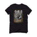 Air Jordan 1 Mid Hits The Trail With Earthy Brown( CHOCOLATE) Black T-Shirt (BLESSED FORTUNE) - illCurrency Sneaker Matching Apparel