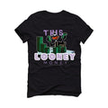 Air Jordan 7 GS “Barely Grape” Black T-Shirt (Looney Money)