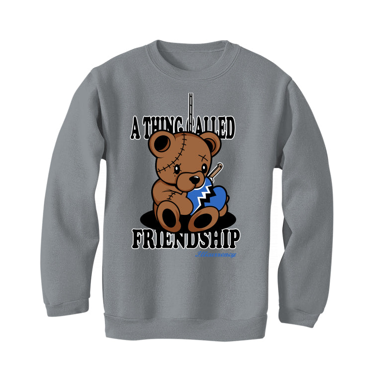 Air Jordan 1 High OG “True Blue” Grey T-Shirt (friendship)