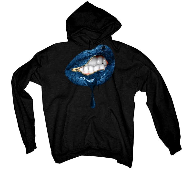 adidas Yeezy Boost 350 V2 “Dazzling Blue” Black T-Shirt (LIPS UNSEALED) - illCurrency Sneaker Matching Apparel