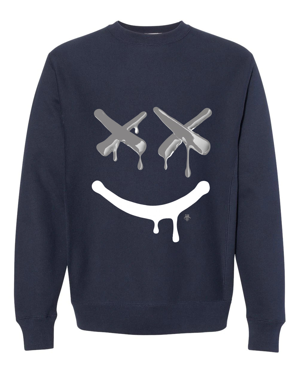 Air Jordan 1 High ‘85 “Georgetown” | illCurrency Navy Blue T-Shirt (Happy Drip)