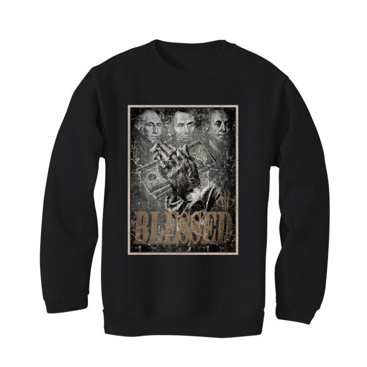 Off-White x Air Jordan 4 SP WMNS Sail Black T-Shirt (BLESSED FORTUNE) - illCurrency Sneaker Matching Apparel