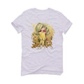 Air Jordan 13 GS “Gold Glitter” 2020 White T-Shirt (BUBBLE GUM) - illCurrency Sneaker Matching Apparel