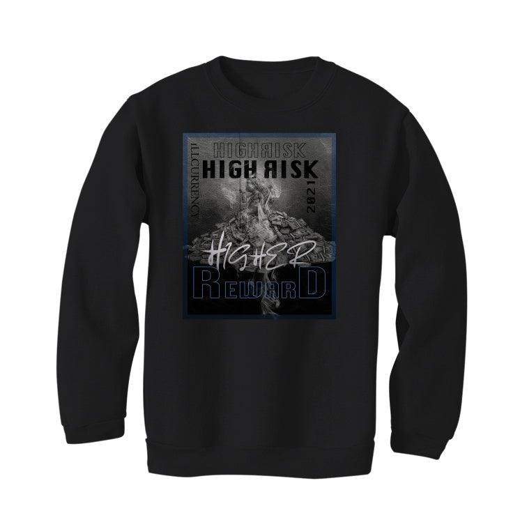 Air Jordan 3 “Racer Blue” 2021 Black T-Shirt (High Risk Higher Reward) - illCurrency Sneaker Matching Apparel