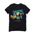 Air Jordan 5 Aqua - Black T-Shirt (Paid in Full)