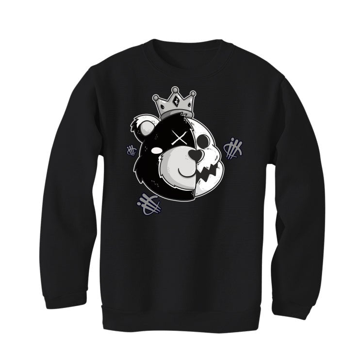 Air Jordan 1 High 85 Black White - Black T-Shirt (HALF KING BEAR)