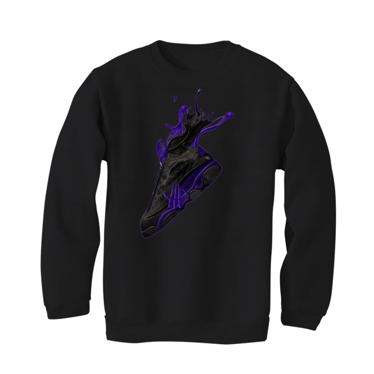 Air Jordan 13 “Court Purple” Black T-Shirt (Splash 13)
