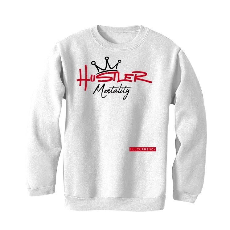 Air Jordan 6 “Carmine” 2021 White T-Shirt (Hustler Mentality) - illCurrency Sneaker Matching Apparel