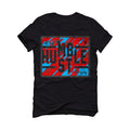The Air Jordan 1 “UNC To CHI” 2020 Black T-Shirt (ALWAYS HUSTLE) - illCurrency Sneaker Matching Apparel
