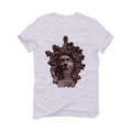 A Ma Maniere x Air Jordan 1 High OG White T-Shirt (ILLDUSSA) - illCurrency Sneaker Matching Apparel